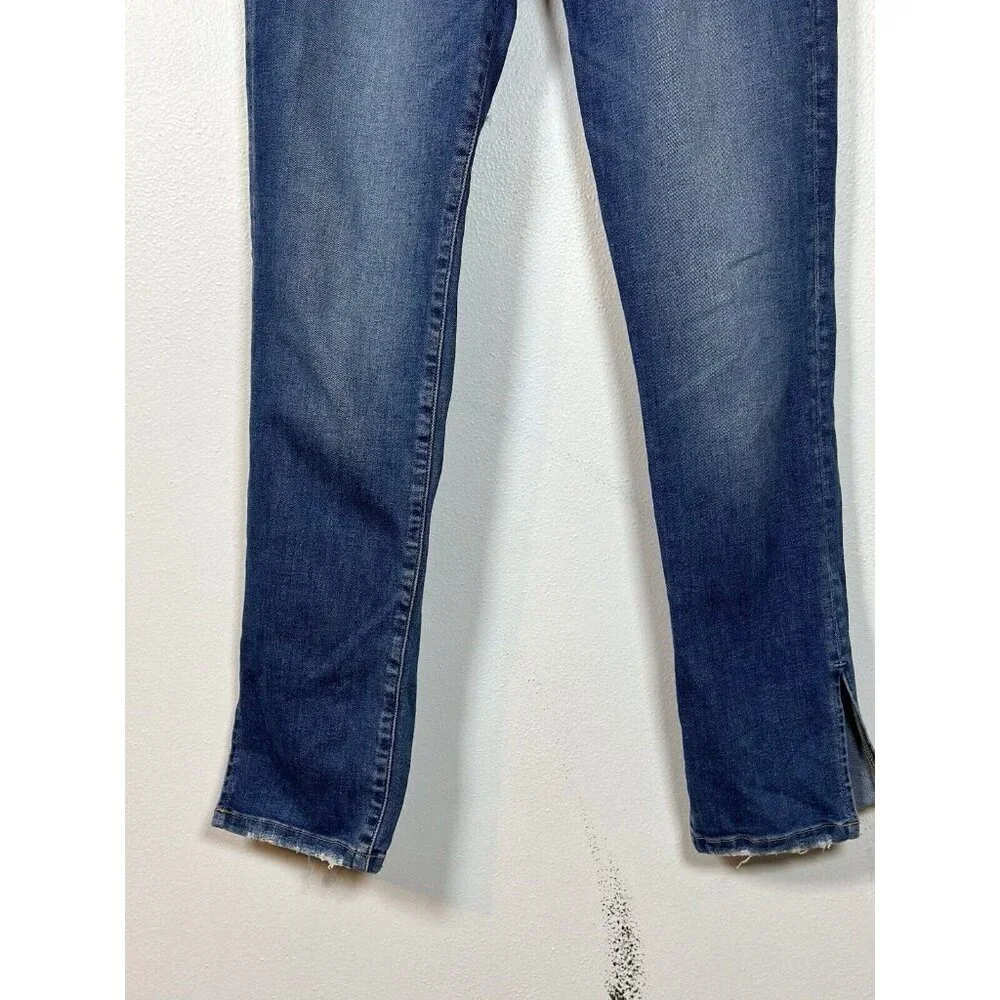 Flying Monkey Jeans Size 26 Slit Ankle Dark Stretch Denim Women’s Y3013 Slim Leg